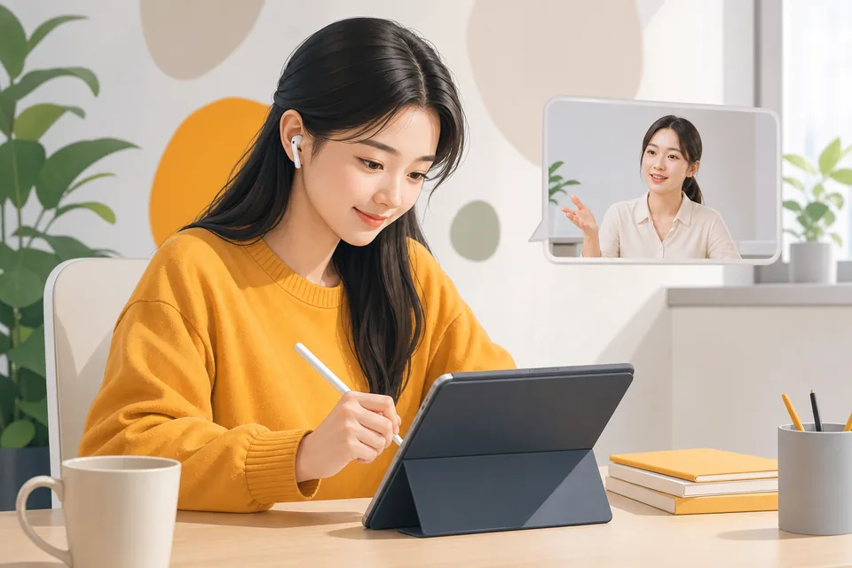 금천동 초6 영어과외 화상 1:1 수업 진행 모습 금천동 초6 영어과외 화상 1:1 수업 진행 모습