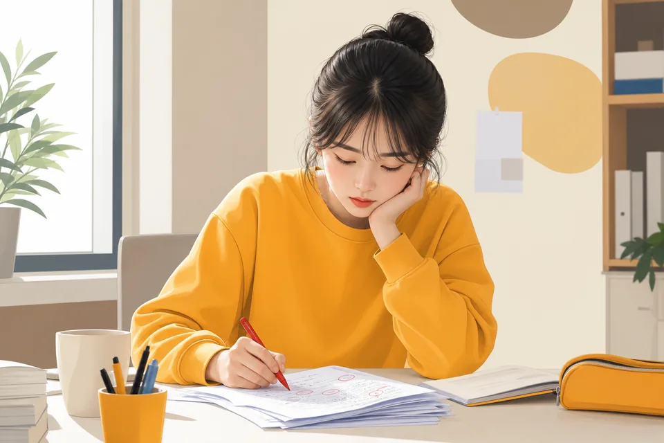 화성면 고3 영어 학습 장면 — 영어 개념 정리와 문제 훈련 화성면 고3 영어 학습 장면 — 영어 개념 정리와 문제 훈련